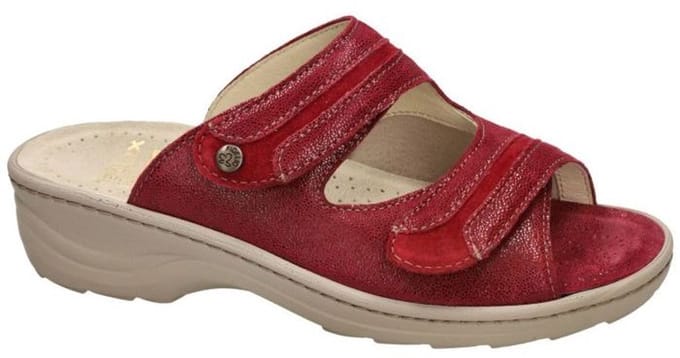 Fidelio Hallux -Dames - rood donker - slippers & muiltjes - maat 37