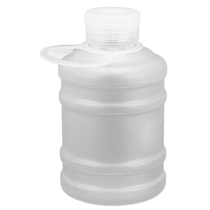 650ml Drinkkan Draagbaar Grote Capaciteit Mat Plastic Schattige Sport Waterfles met Draaglus white