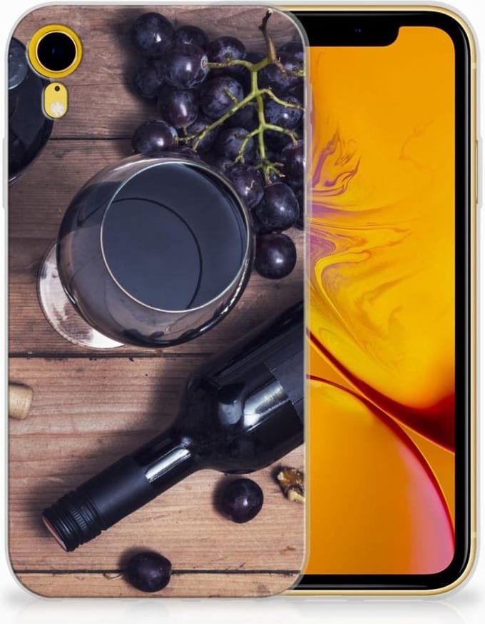 Apple iPhone Xr Siliconen Case Wijn