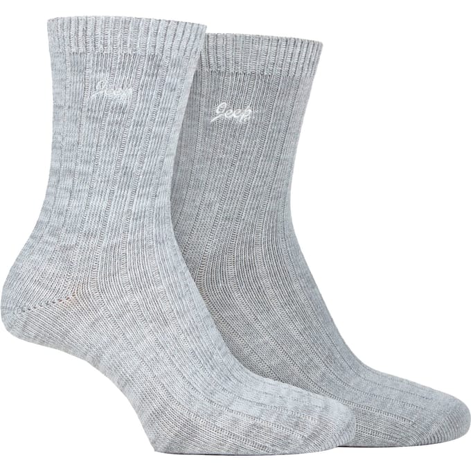 Dames Wandelsokken | Jeep | 2-Pack Hoogwaardige Polyester Hardloopsokken - Slate / Wit
