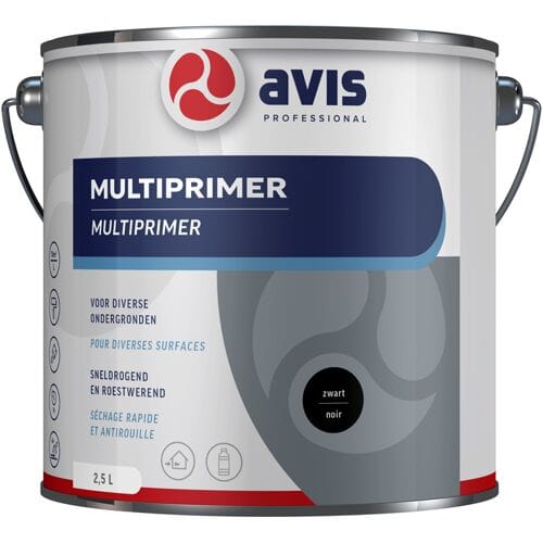 Avis Multiprimer Zwart 2,5 Ltr