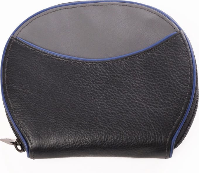 Russia portemonnee small donkergrijs, grijs, blauw