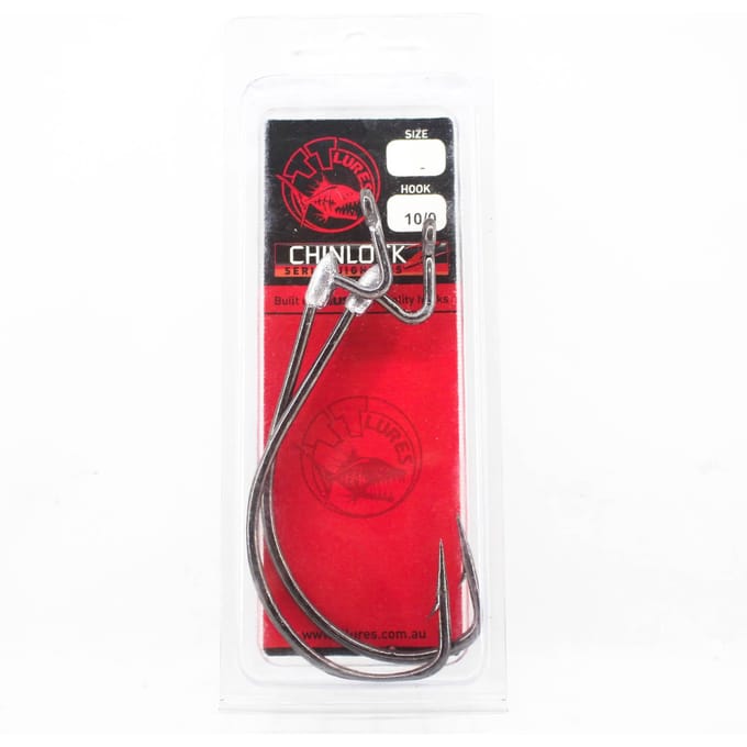 Tackle Tactics TT ChinlockZ Onverzwaarde Wormhaak 10/0 2/pack (5409)