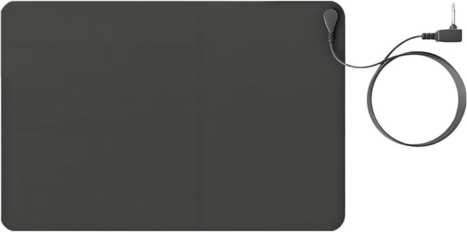 Aardingsmat - Geleidende mat - Ontspanning bevorderen - Antistatisch effect - 40x60cm - Zwart