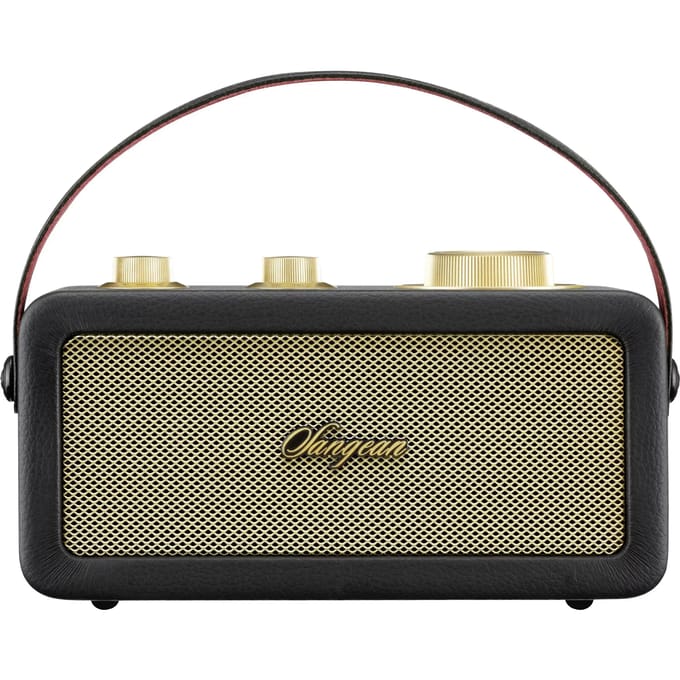Sangean RA-101 Draagbare radio FM Bluetooth, AUX Oplaadbaar Zwart, Goud