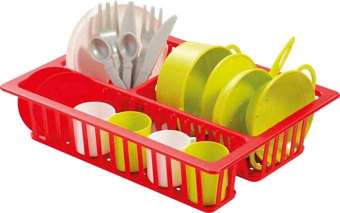Ecoiffier 100% Chef Afdruiprek met Servies