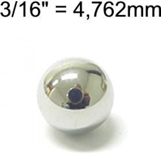 Kogels Marabu 3/16 - 4.762mm (per gros)