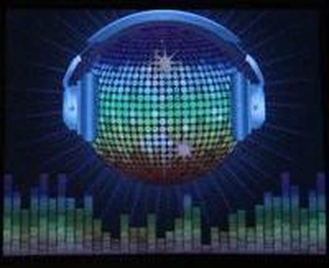 LED T-shirt - Equalizer - Zwart - Koptelefoon Bal - Maat S