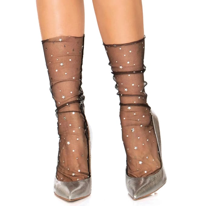 Damessokken Leg Avenue Charli Stars and Moon