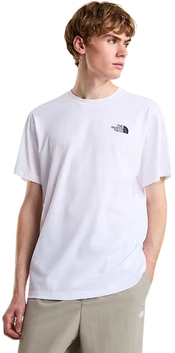 The North Face Vertical Regular Casual T-shirt heren Wit XS