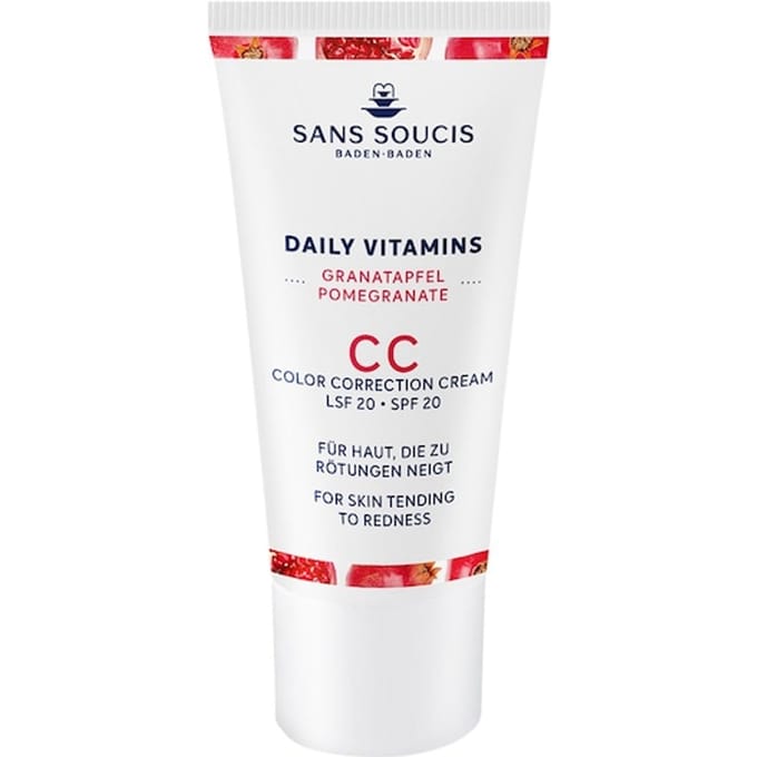 Sans Soucis Daily Vitamins CC Crème Granaatappel Roodheid BB- & CC-Cream Dames 30 ml
