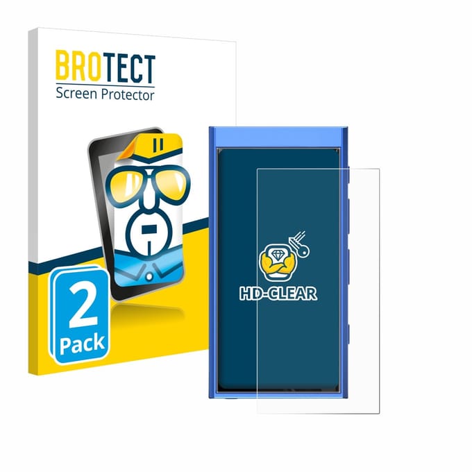 BROTECT - Screenprotector voor Hiby Digital M300 - Folie Beschermfolie transparant 2 Stuks