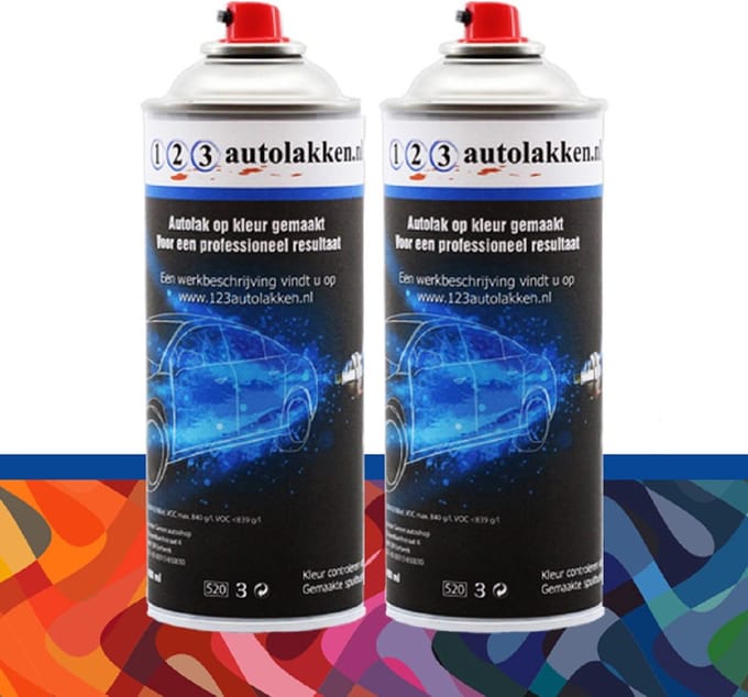 Spuitbus Autolak VOLVO Kleurcode 717 - ONYX BLACK-MET. - 150ml