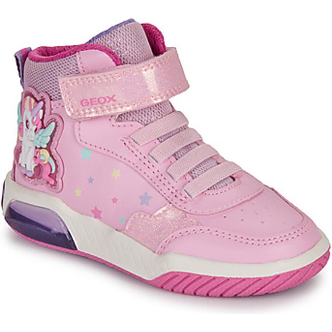 GEOX INEK MEISJES Sneakers - ROZE/MULTIKLEUR