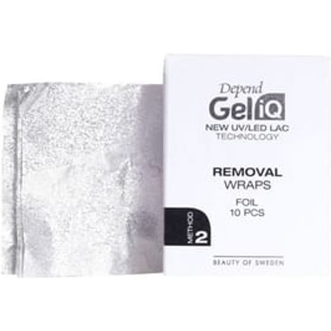 Depend Cosmetic - Gel iQ Removal Wraps Foil Method 2 10 pcs