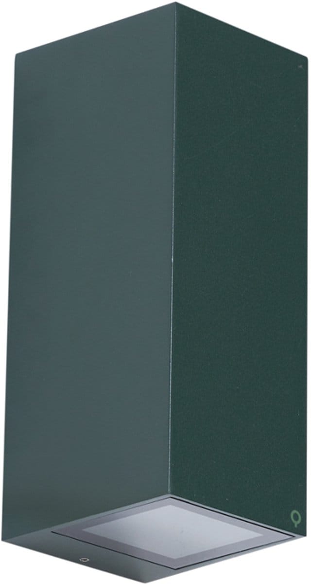 QAZQA baleno - Moderne Wandlamp Up Down voor buiten - 2 lichts - D 9 cm - Groen - Buitenverlichting