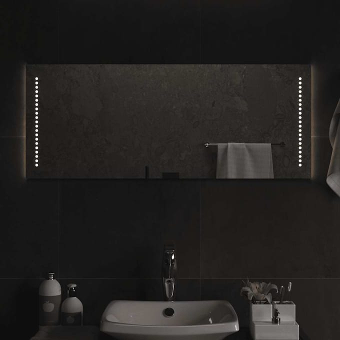 vidaXL Badkamerspiegel LED 100x40 cm