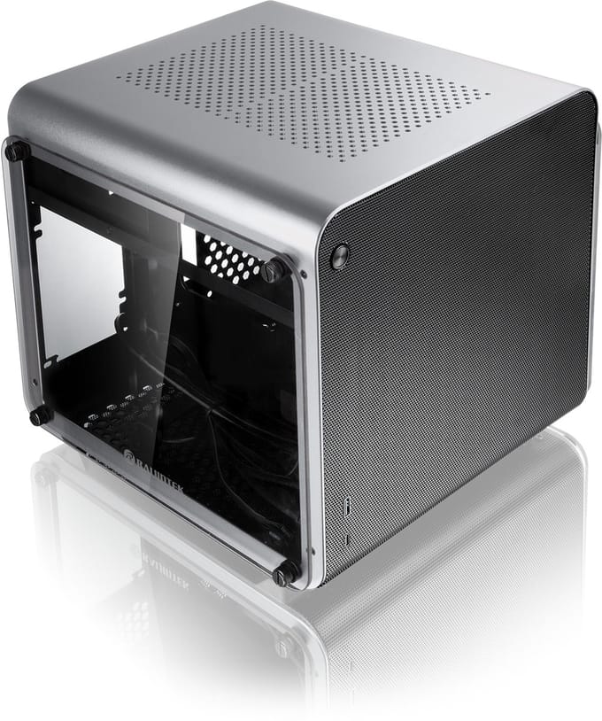 RAIJINTEK METIS EVO TGS Mini Tower Zilver