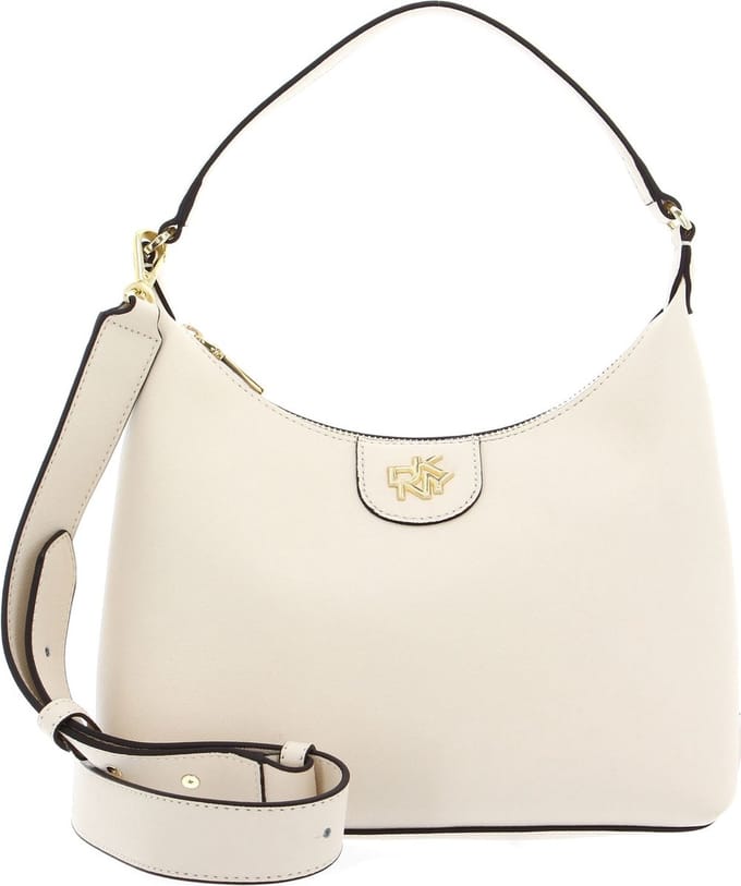 DKNY Schoudertas Handtas Carol MD Pouchette Ivory Beige