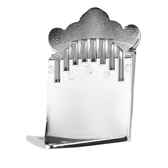 Mandoline Staartstuk 8 Snarig Brug Zinklegering Instrument Accessoire voor Vervanging gray
