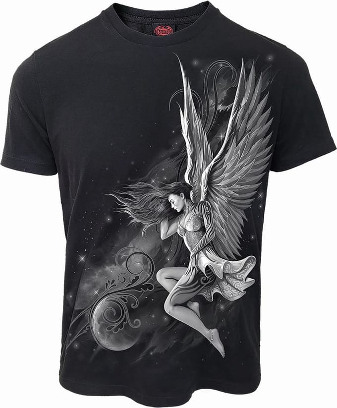 Spiral Heren Tshirt -S- LUCID DREAMS Zwart