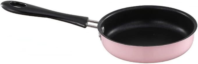 Omelet Pan - Koekenpan Eieren - Ontbijt Maken - Vier Gaten Ontwerp - Compact Forma - Roze