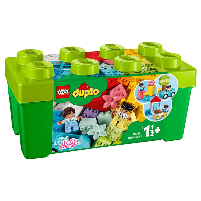 LEGO 10913 DUPLO Classic Opbergdoos, Motorische Ontwikkeling Baby, Educatief Speelgoed voor Peuters van 1,5 Jaar