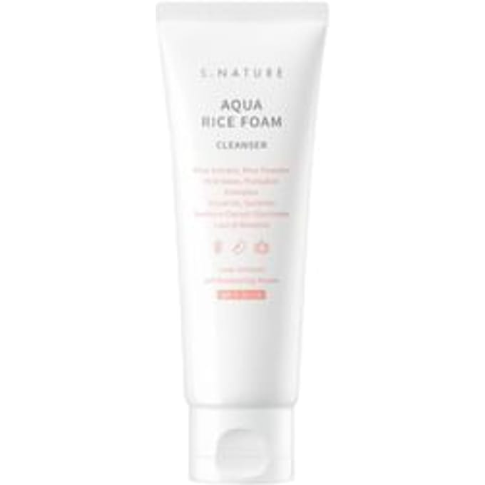 S.NATURE Aqua Rijst Schuimreiniger, 80ml (2,7 fl oz) white