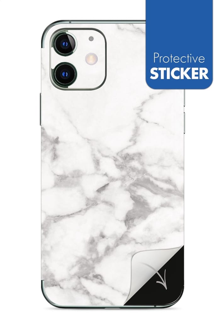 My Style Telefoonsticker PhoneSkin For Apple iPhone 11 White Marble