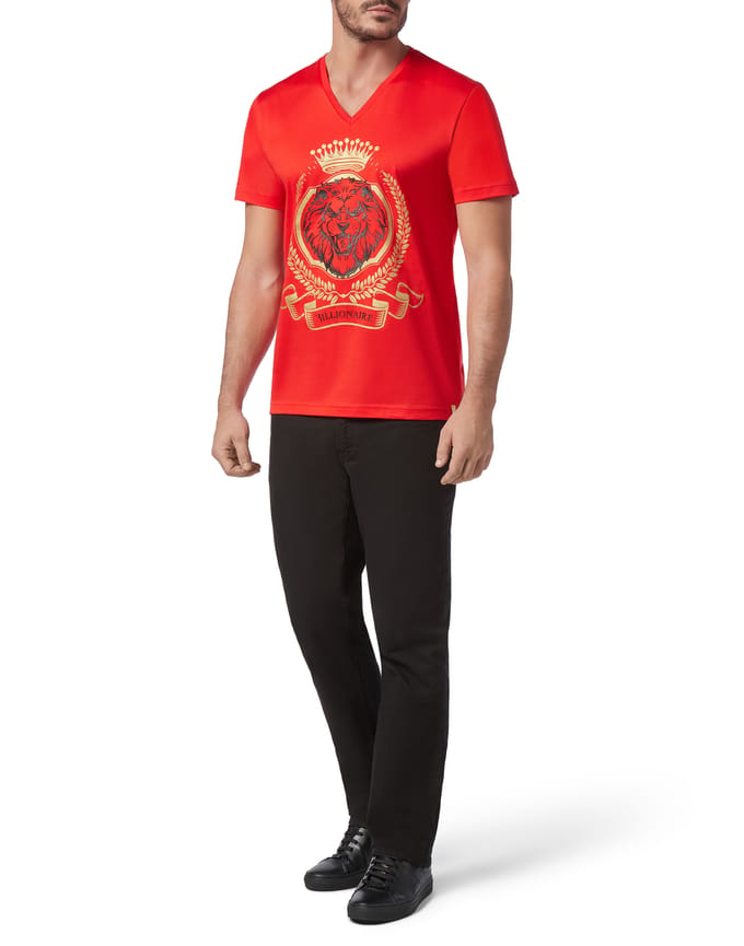 T-Shirt V-Hals Lion