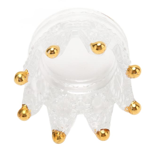 Support à Éponge de Maquillage Design Couronne Support de Séchage pour Éponge Blender Puff pour la Maison white