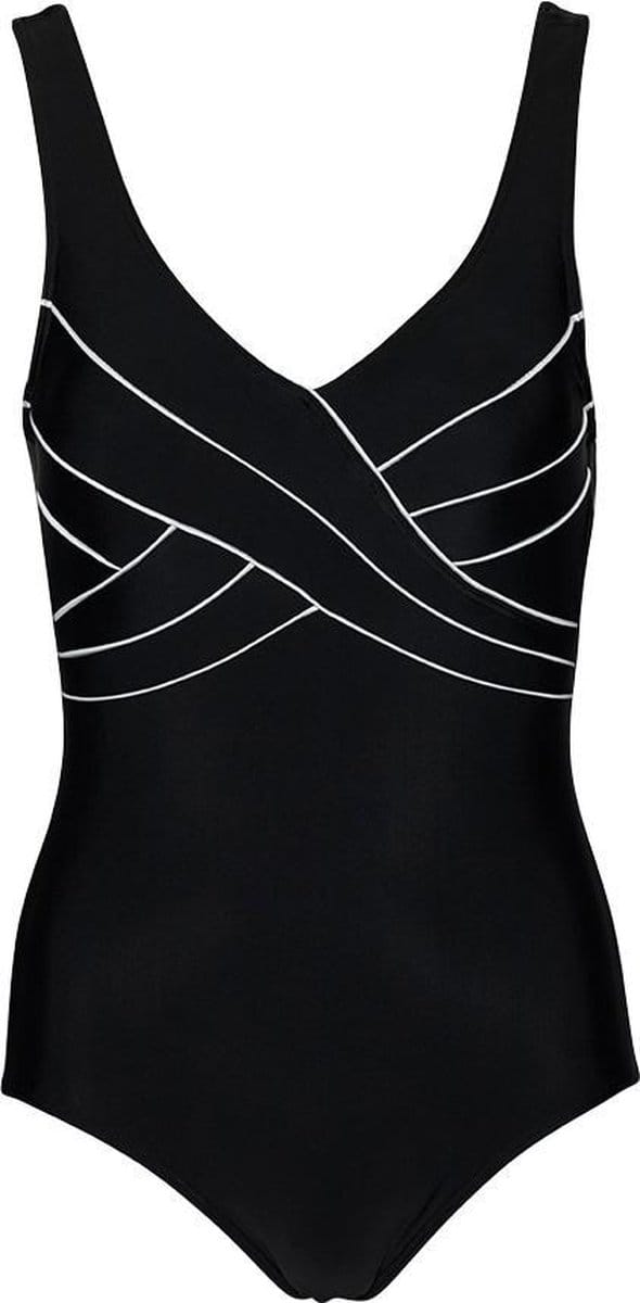 Nickey Nobel  - Maat 40 - Crossed Piping Dames Badpak