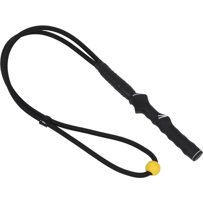 Swing Trainer met Bal Nylon Rubber Verstelbaar Antislip Swing Snelheid Trainingshulp Opwarmstok zwart