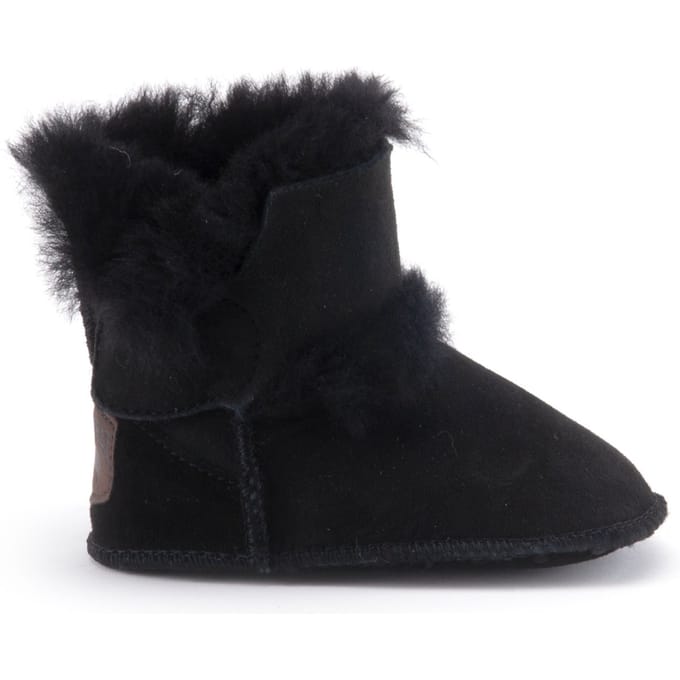 Warmbat Hay - maat 18-19 - Unisex Babysloffen - Black