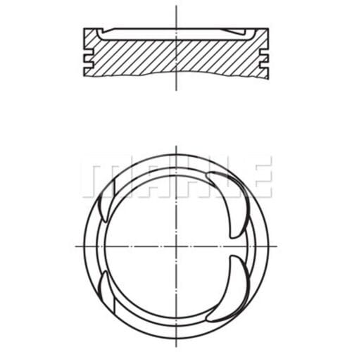 Zuiger MAHLE 021 PI 00117 000