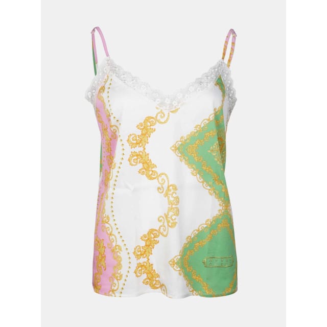 Mucho Gusto Slip top met baroque print