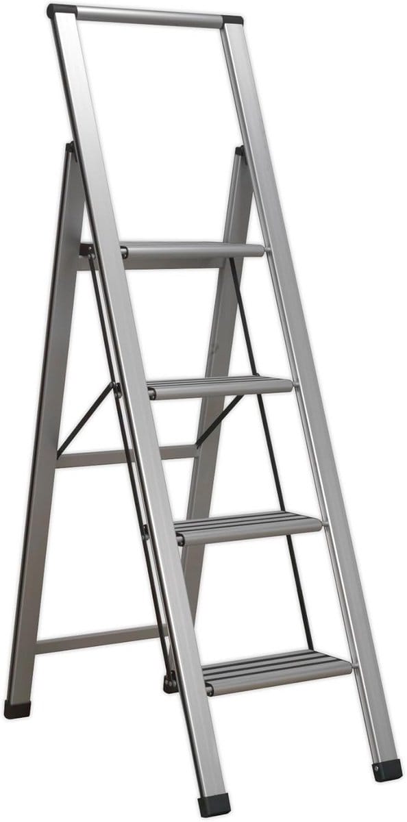Professionele Vouwladder 4 Treden - 150kg Capaciteit