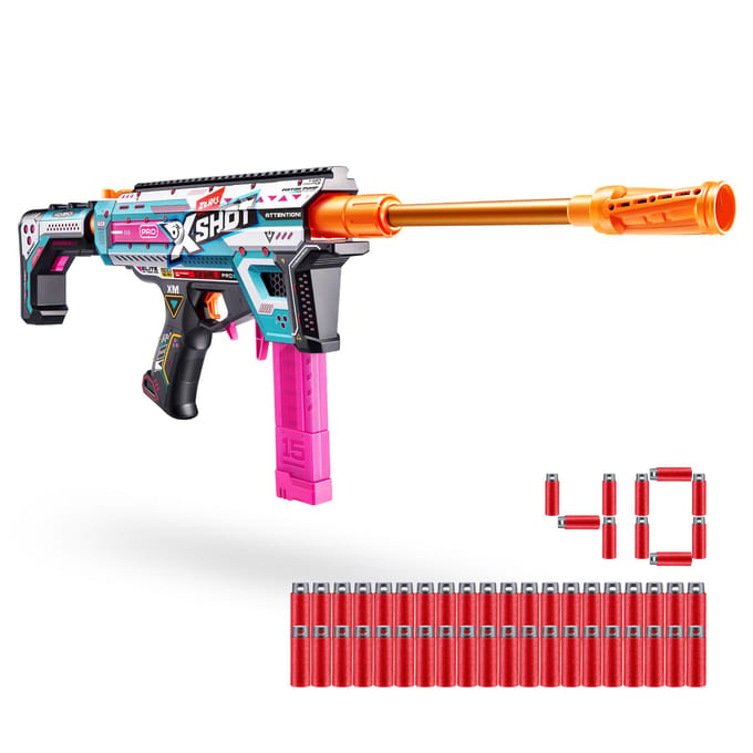 Xshot Pro Motorized Piston Pump met 40 darts Dartgeweren