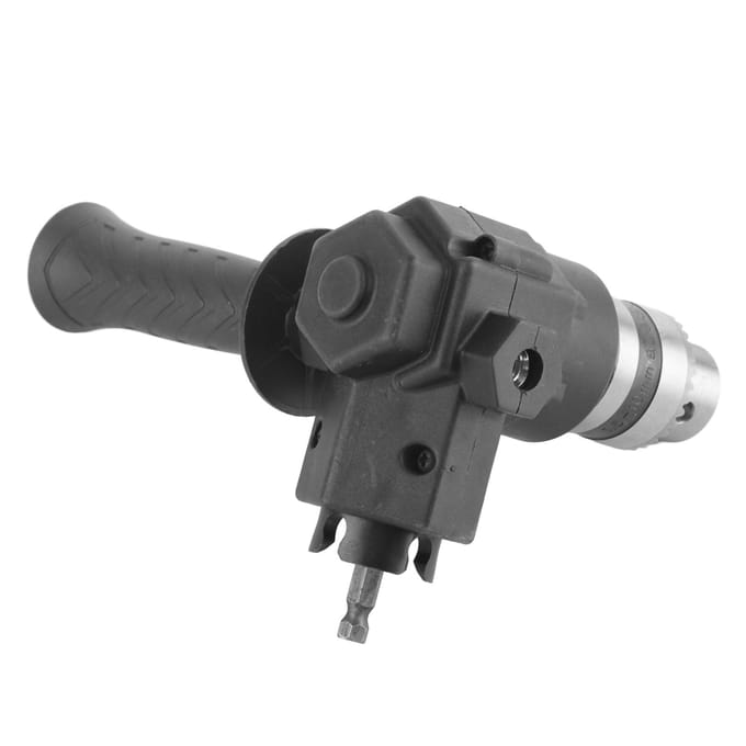 Kit d'Accessoire d'Angle Droit pour Perceuse Extension Coudée Outil de Réparation pour Espace Étroit Angle Électrique