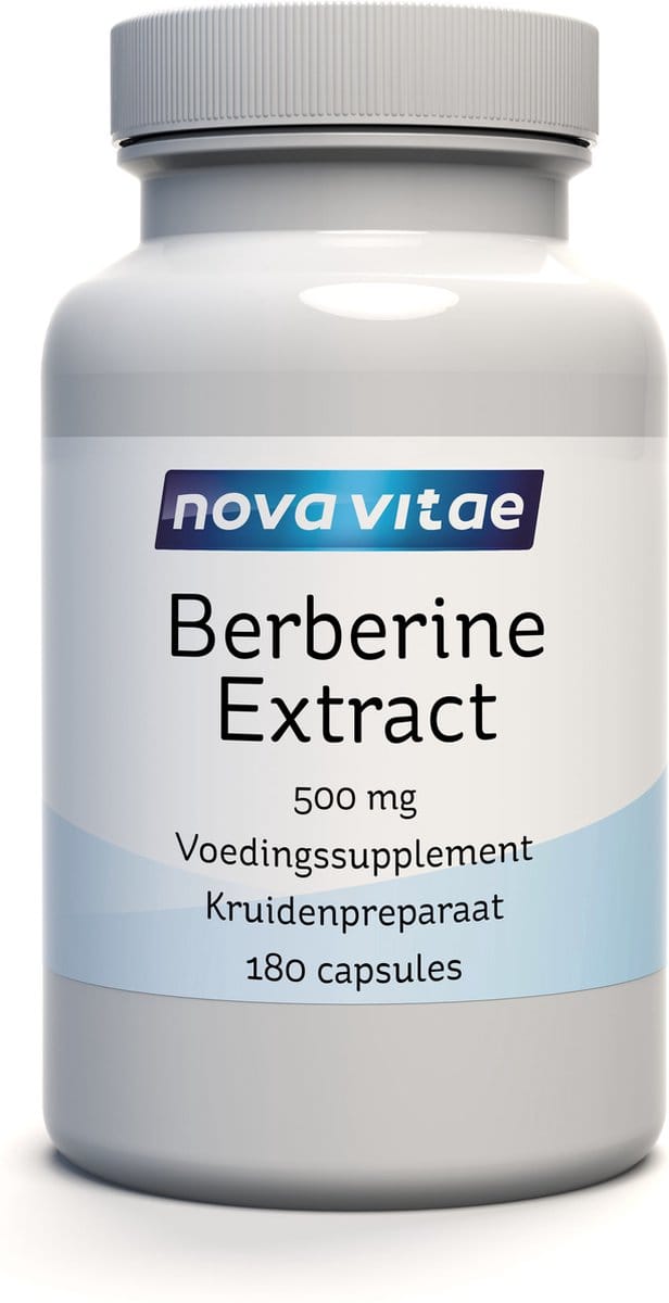 Nova Vitae - Berberine Extract - zuurbes - 500 mg - 180 capsules