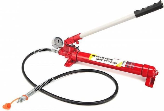 10 TON hydraulische pomp met Manometer