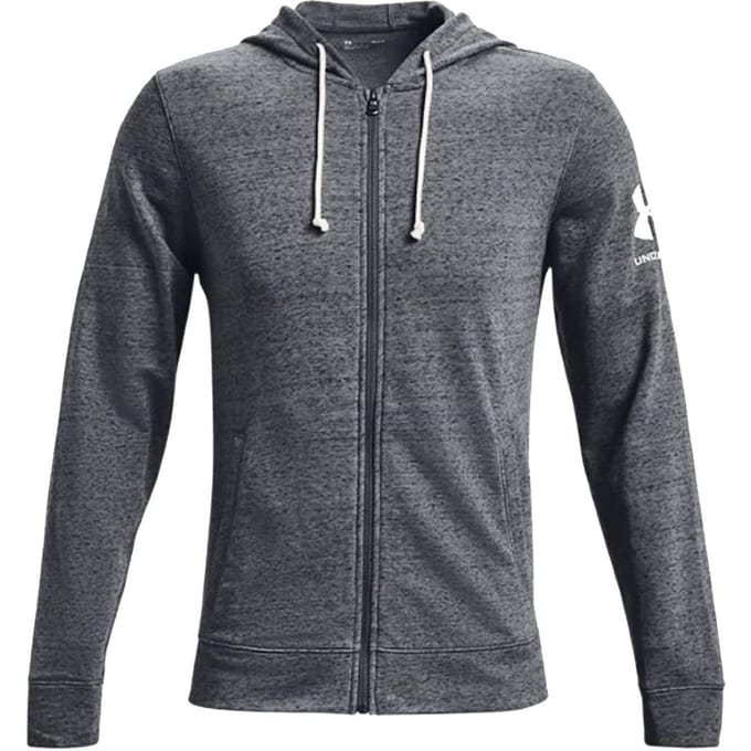 Under Armour Rival Terry Heren Grijs Track Jacket