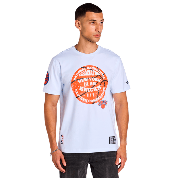 Pro Standard Knicks Day One T-shirts Heren - Wit - Maat S - Katoen Jersey