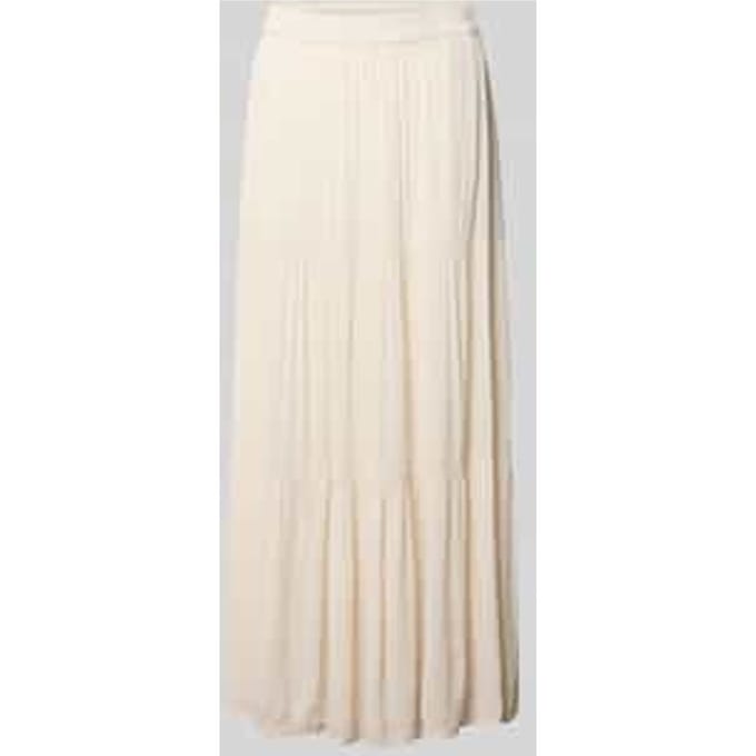 Uitlopende maxi-rok van zuivere viscose model 'MIKKA'
