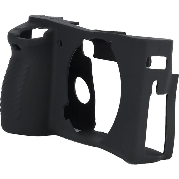Voor Sony A6500 Camerahoes Cover Duurzaam Zacht Siliconen Cover Beschermend(Zwart) zwart
