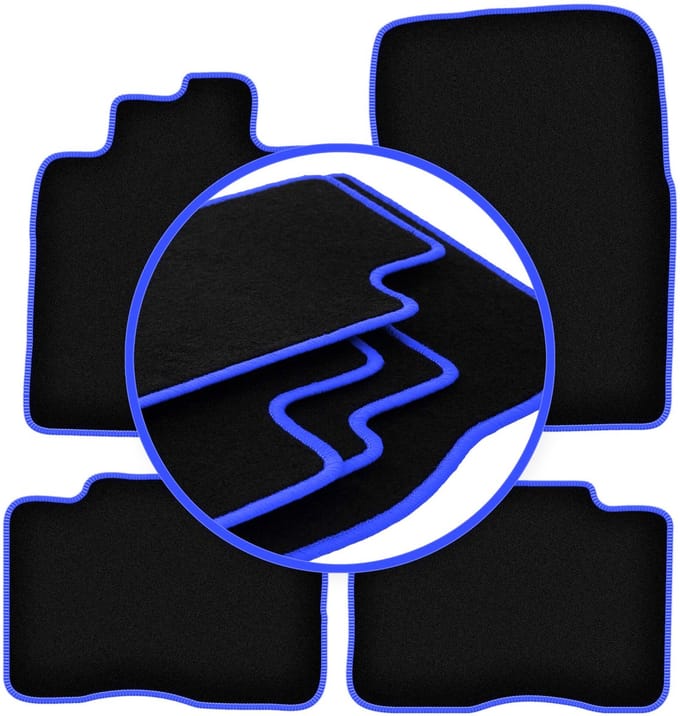 CARLUX-BLUE automatten voor: Mitsubishi Pajero IV kort (2006-2018)