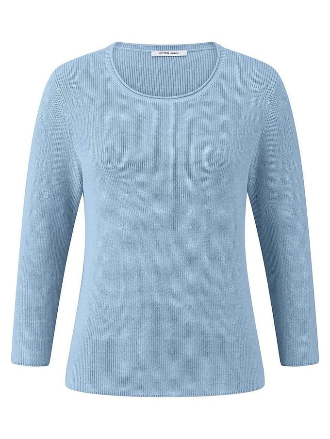 Trui ronde hals Van Peter Hahn blauw