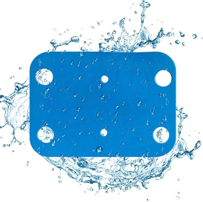 Douchekussen - Douchemat - Veilig Douchen - Antislip Ondersteuning - 37 x 30 cm - Grijs