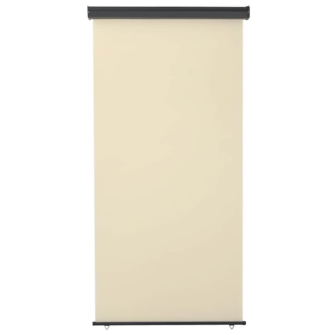 vidaXL - Balkonscherm - 125x250 - cm - crèmekleurig