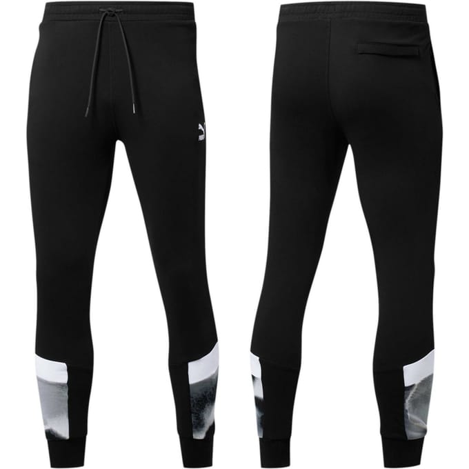 Puma Cloud Pack Mcs Track Suit Broek Joggers Zwart Heren 596336 01